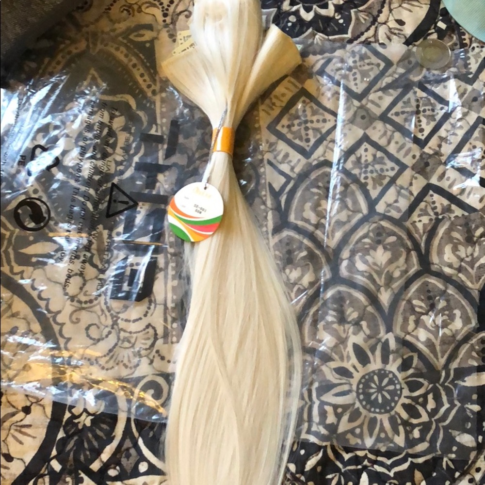 Clip in hair extensions